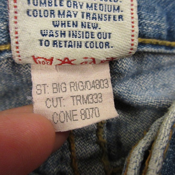 True Religion Women Big Rig Stitch Jeans size 30‎ x 29 Flare Bootcut Low Rise - Picture 3 of 12